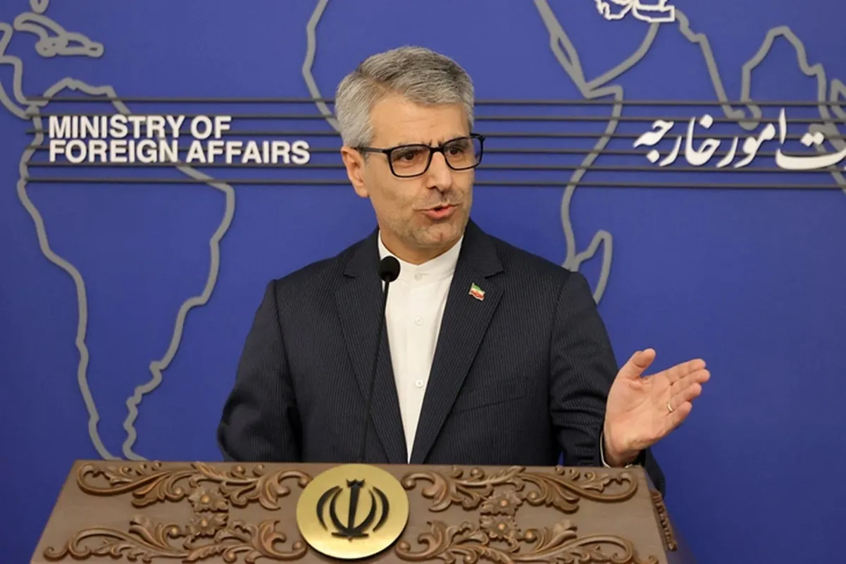 Người phát ngôn Bộ Ngoại giao Iran Esmaeil Baghaei - Ảnh AFP