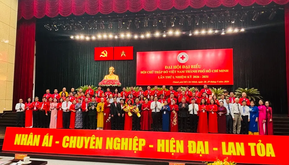 Ra mat ban chap hanh Hoi Chu thap do nhiem ky 2026 den 2031