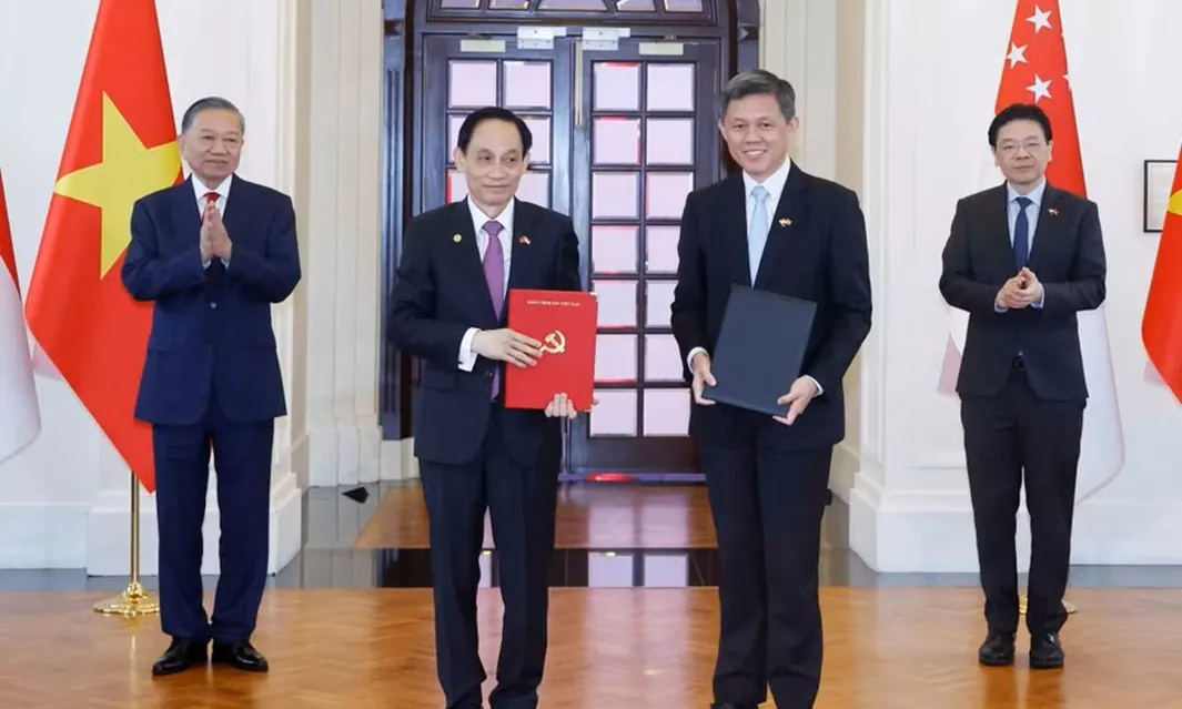 Việt Nam - Singapore nâng tầm hợp tác chiến lược toàn diện