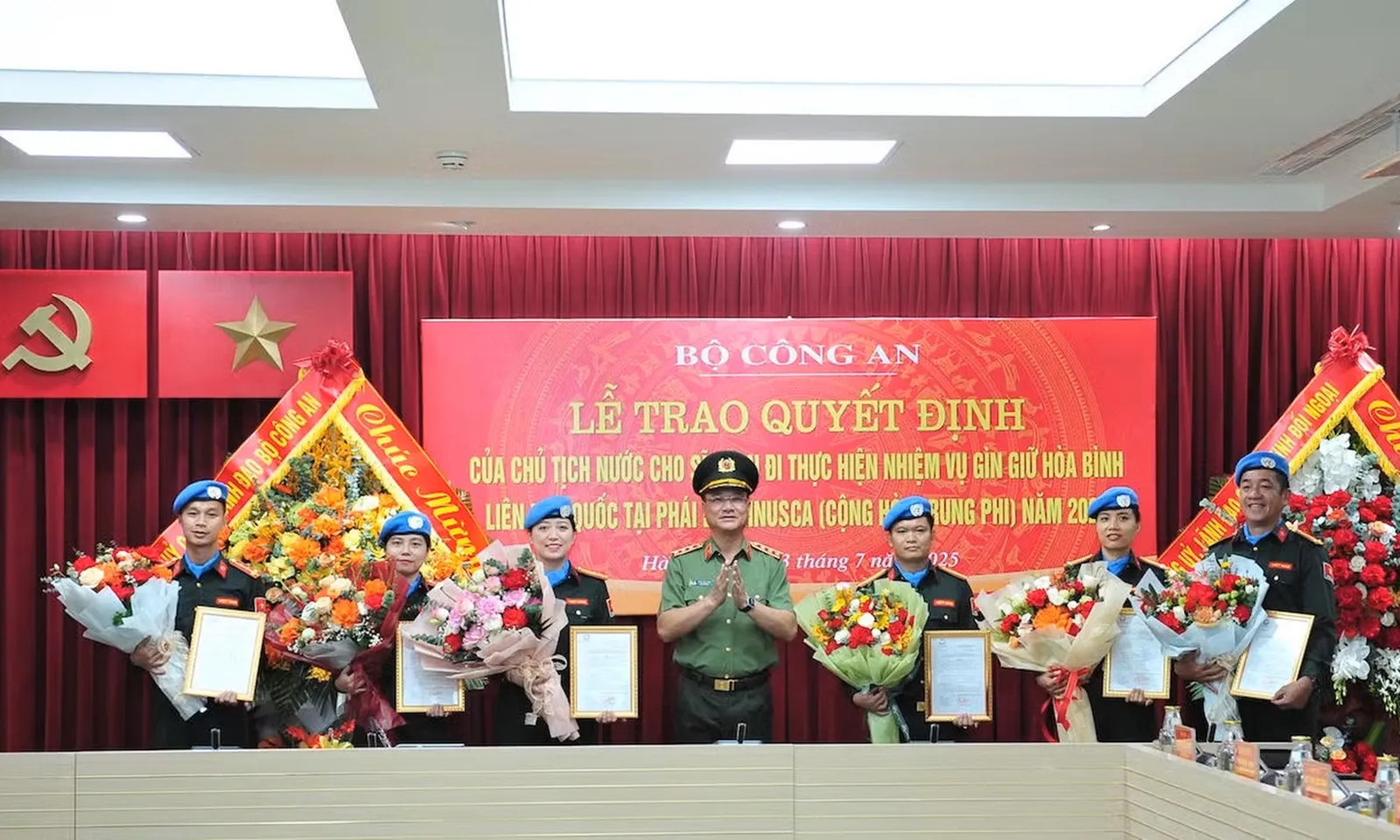 Dấu ấn sĩ quan Công an Việt Nam tại MINUSCA