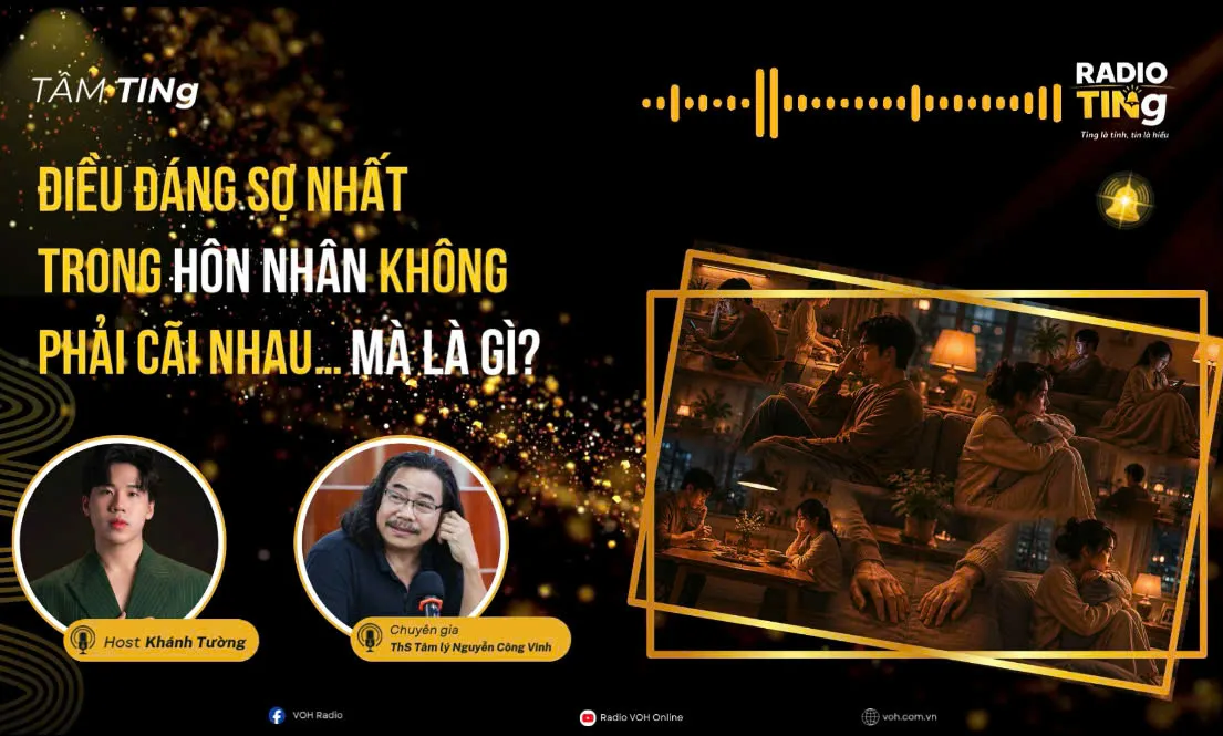 Điều đáng sợ nhất trong hôn nhân không phải cãi nhau… mà là gì?