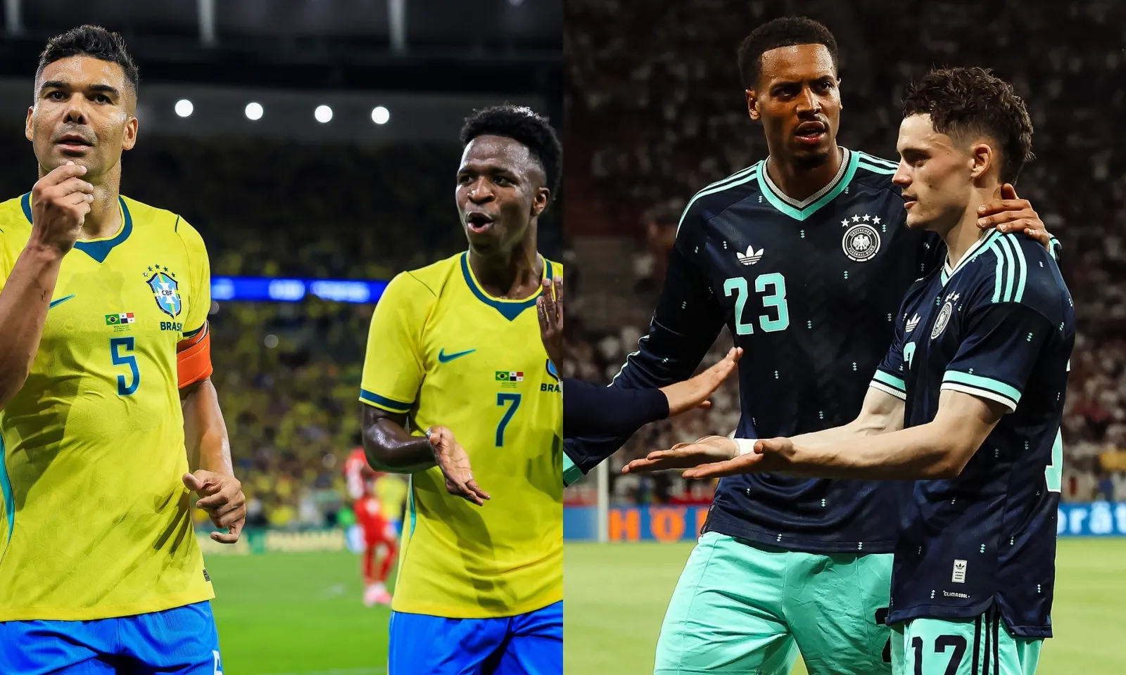 Kết quả giao hữu quốc tế: Casemiro gánh Cunha phản lưới nhà | Đức không Havertz vẫn thắng huỷ diệt