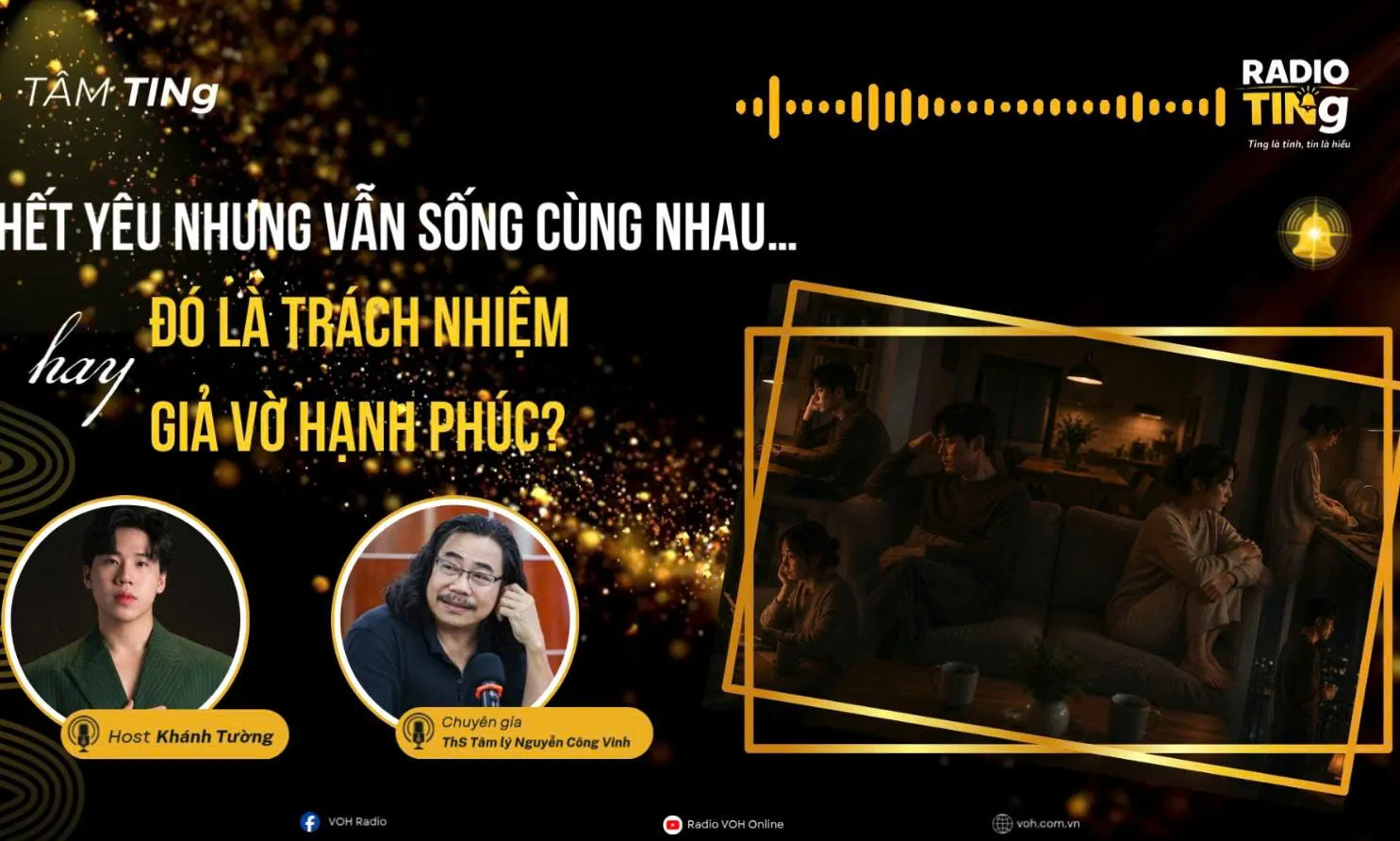 Hết yêu nhưng vẫn sống cùng nhau...đó là trách nhiệm hay giả vờ hạnh phúc?