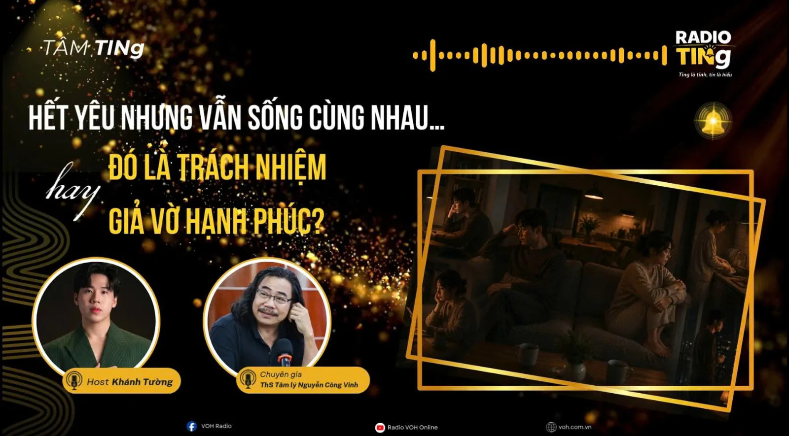 Hết yêu nhưng vẫn sống cùng nhau...đó là trách nhiệm hay giả vờ hạnh phúc?