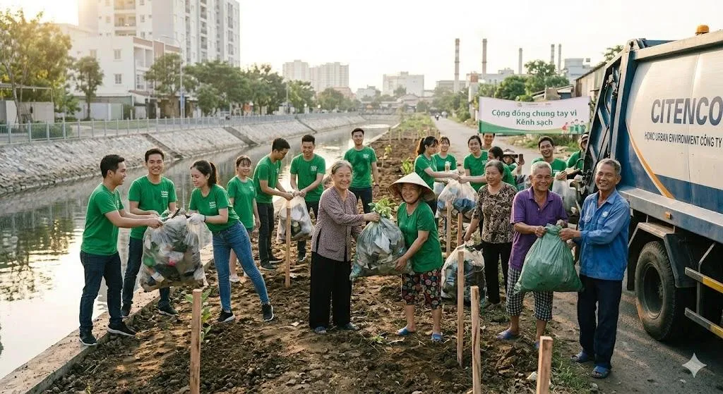 Thành phố xanh từ việc làm nhỏ