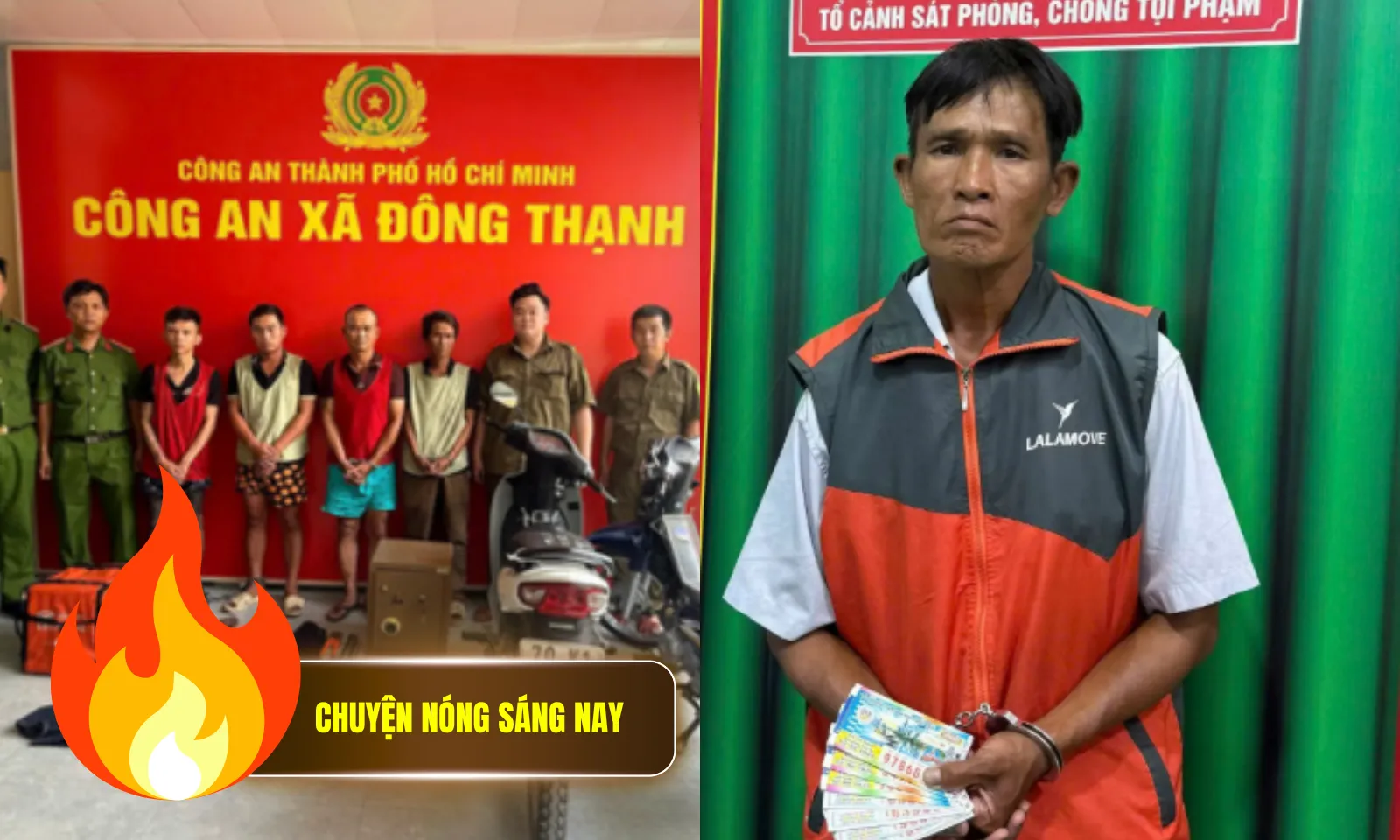 Chuyện nóng sáng 5/6: Hai thanh niên trộm két sắt chứa vàng | Bắt kẻ giật vé số của người bán rong