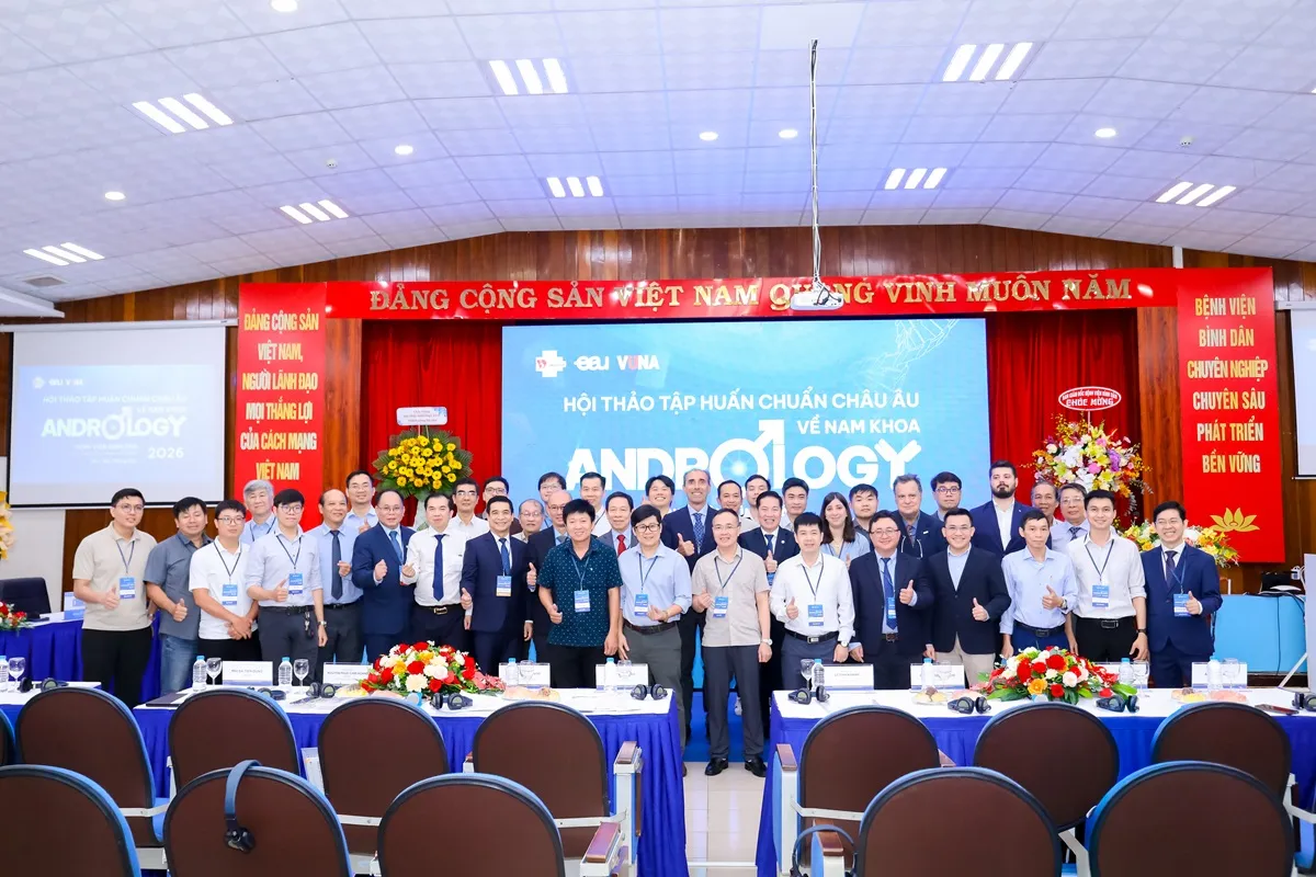 Hội thảo tập huấn chuẩn châu Âu về nam khoa