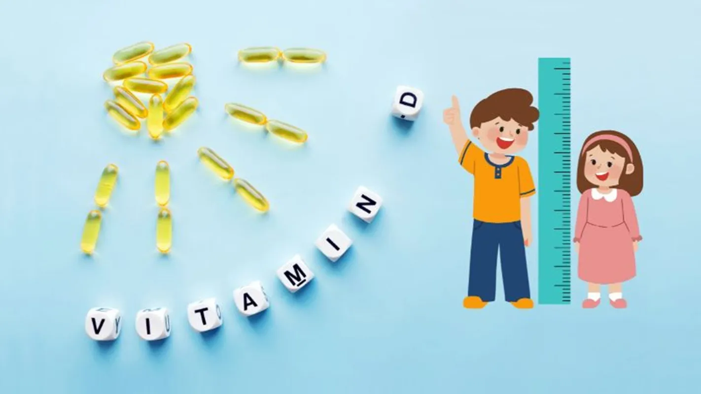 Vitamin D giúp tăng chiều cao của trẻ