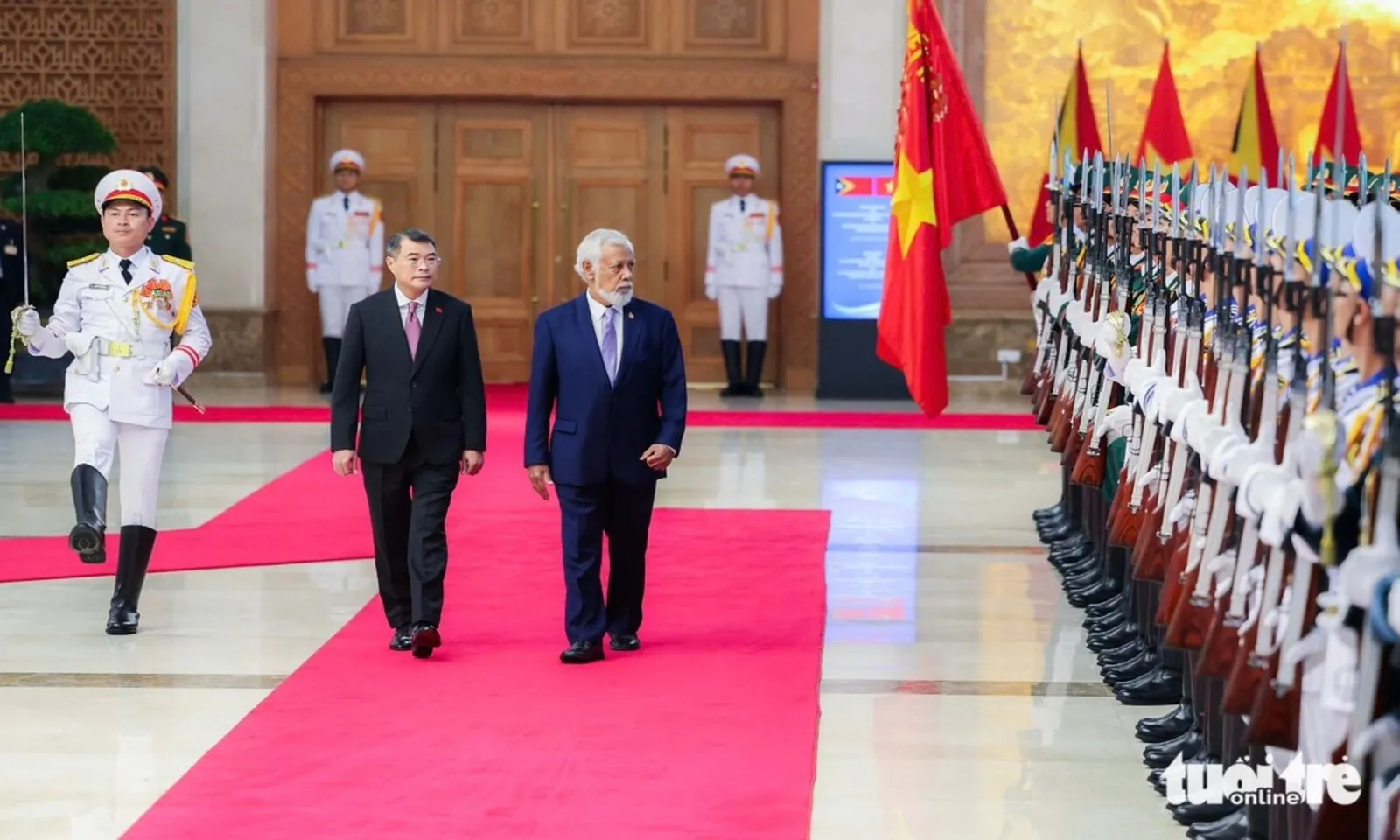 Thủ tướng Lê Minh Hưng đón, hội đàm Thủ tướng Timor-Leste Kay Rala Xanana Gusmão – Hình 2