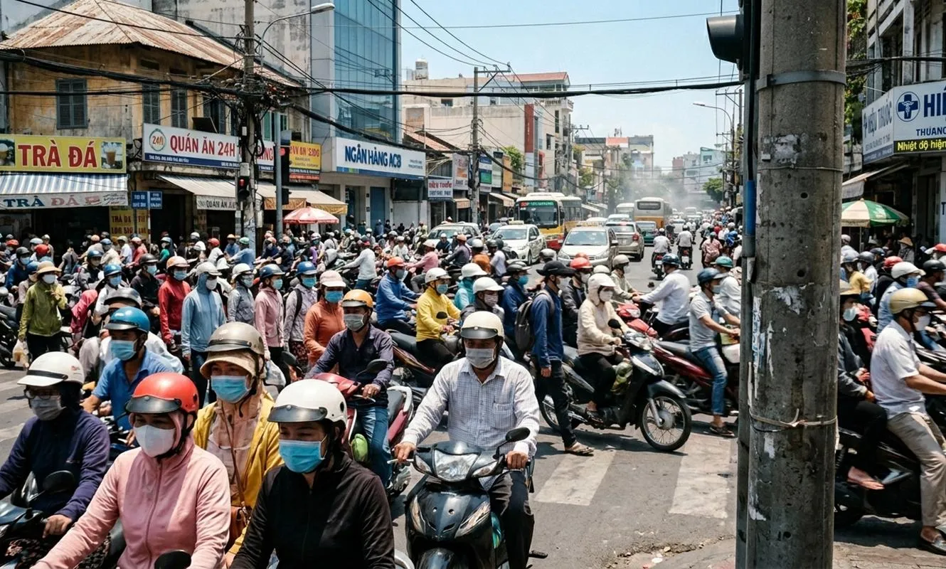 Nắng nóng bao trùm, chiều tối mưa dông