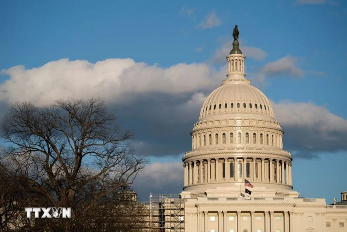 Tòa nhà Quốc hội Mỹ tại Washington, D.C. Ảnh THX-TTXVN