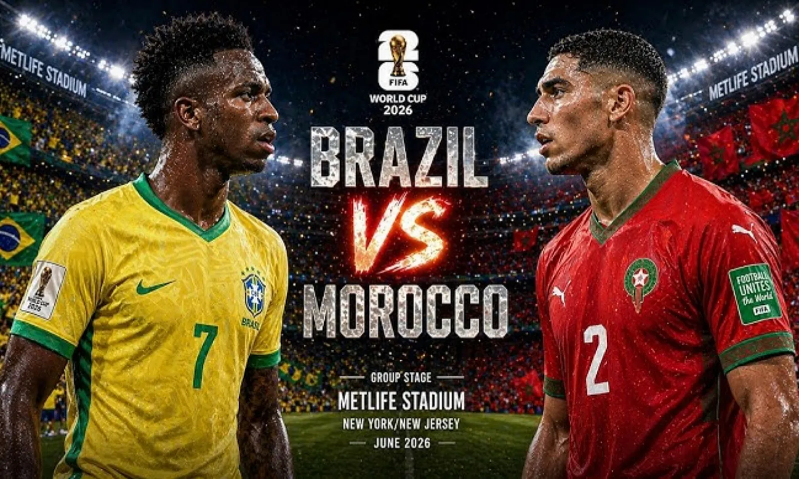Nhận định Brazil vs Morocco (05h00 ngày 14/6): Quá khứ và hiện tại