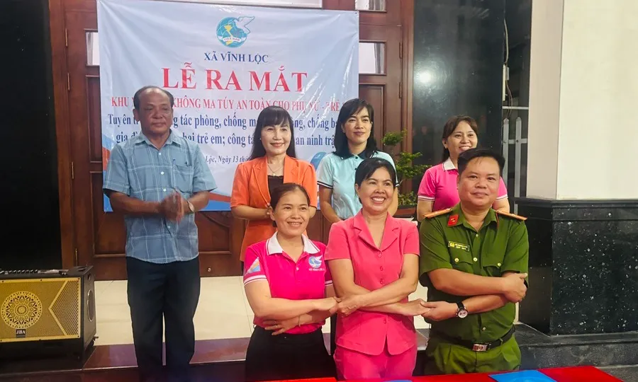 Ra mắt mô hình “Khu nhà trọ không ma túy – an toàn cho phụ nữ và trẻ em” tại xã Vĩnh Lộc