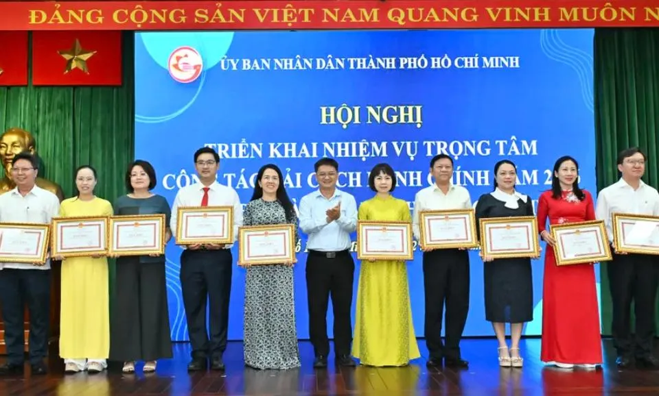 Sở GDundefinedĐT TPHCM “vượt trội” dẫn đầu Chỉ số cải cách hành chính 2025
