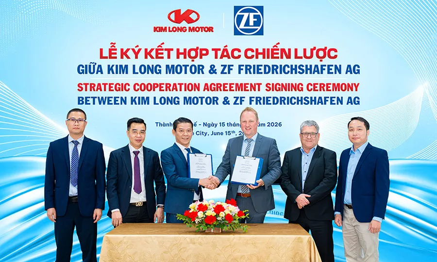 Kim Long Motor hợp tác với tập đoàn công nghệ ô tô hàng đầu thế giới ZF Group