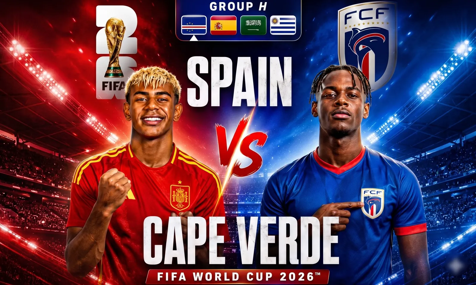 Nhận định Tây Ban Nha vs Cape Verde (23h00 ngày 15/6): Cuồng phong đỏ càn quét