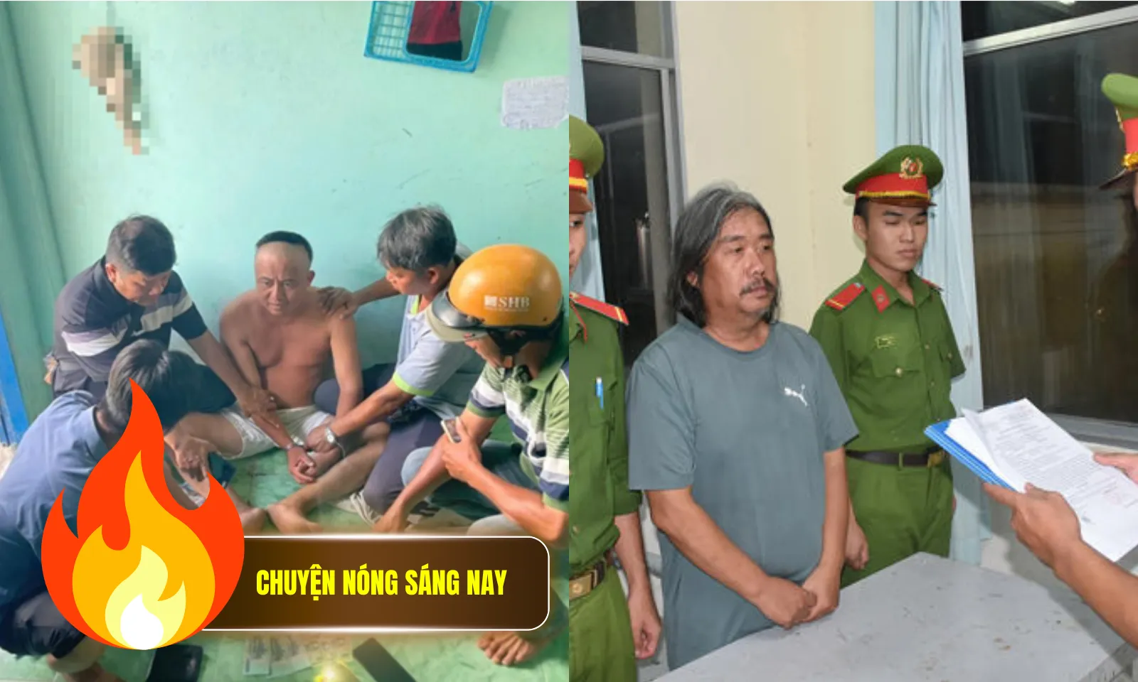 Chuyện nóng sáng 17/6: Bắt kẻ cướp tài sản cụ ông bán vé số | Bắt kẻ phóng hỏa khiến cha tử vong