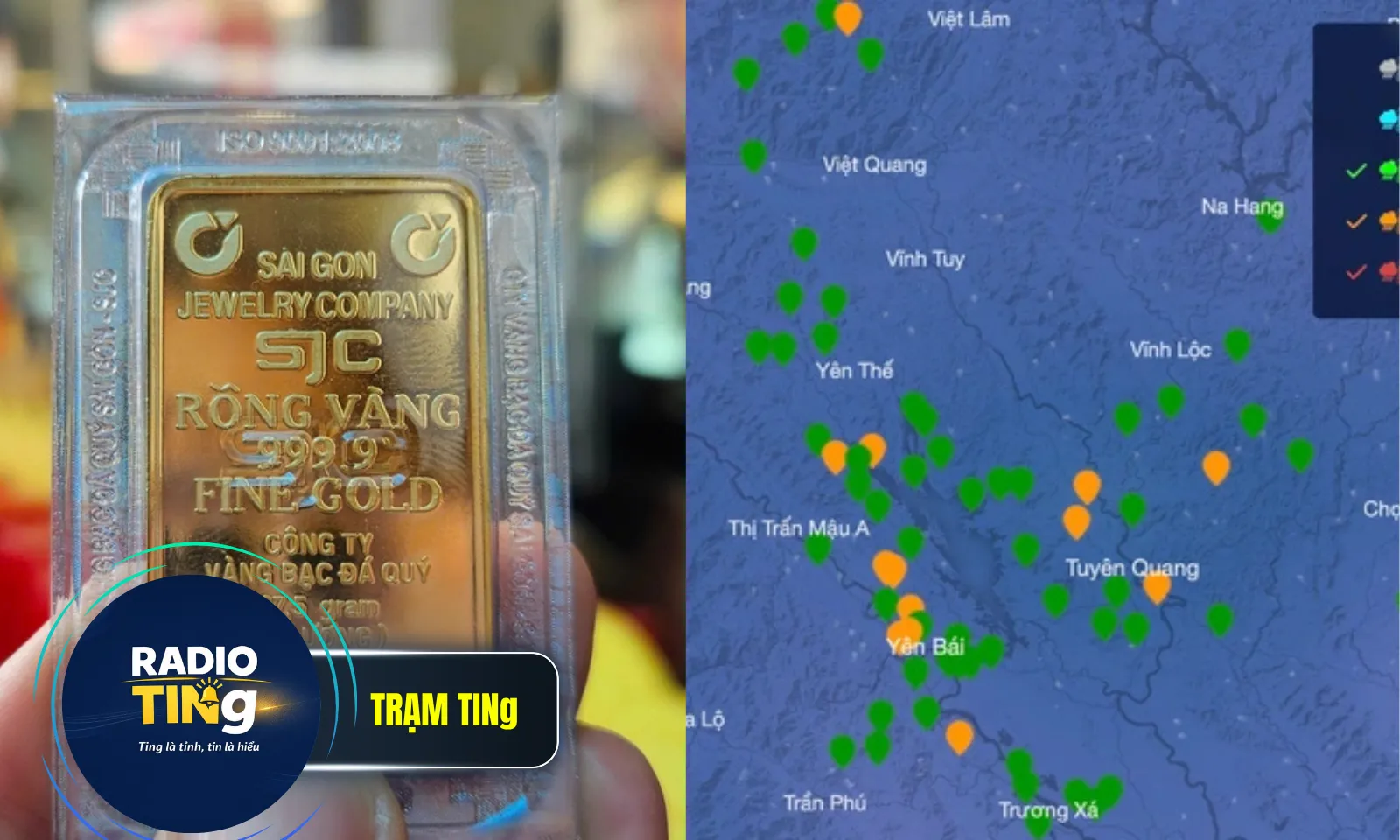 Điểm tin trưa 16/6: 7 tỉnh nguy cơ lũ quét, sạt lở | Giá vàng bật tăng 