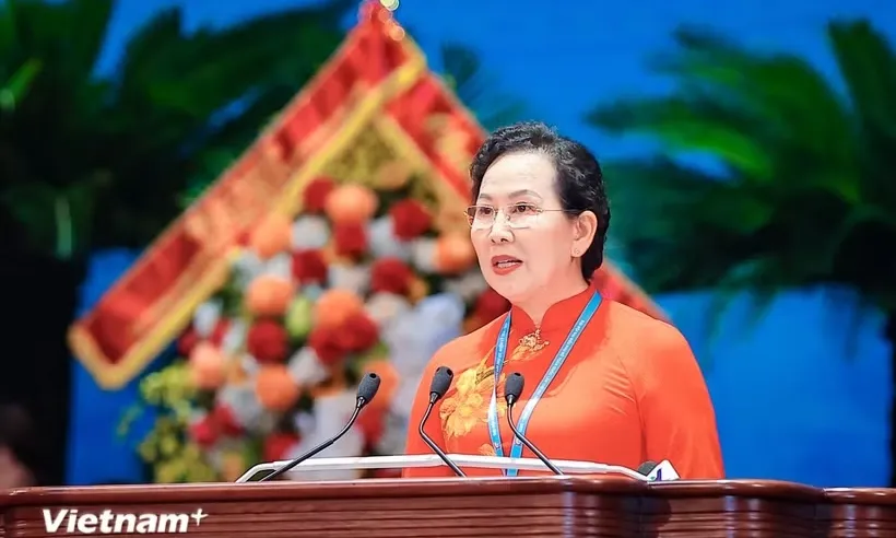 Bà Lê Thị Thủy tái đắc cử Chủ tịch Hội Liên hiệp Phụ nữ Việt Nam khóa XIV