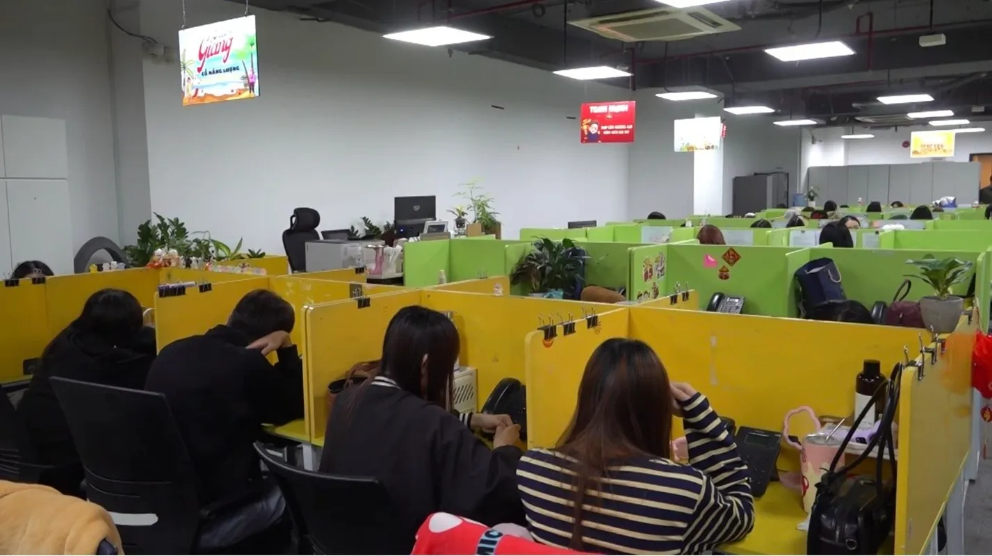 Văn phòng lừa đảo của các đối tượng