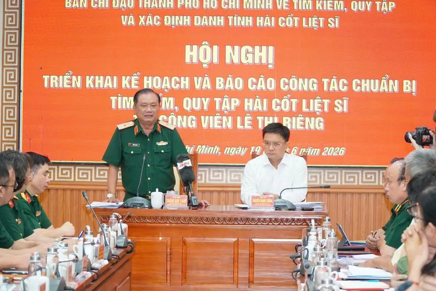 Sắp đào thăm dò mộ liệt sĩ tập thể tại Công viên Lê Thị Riêng: Mọi công tác chuẩn bị đã sẵn sàng