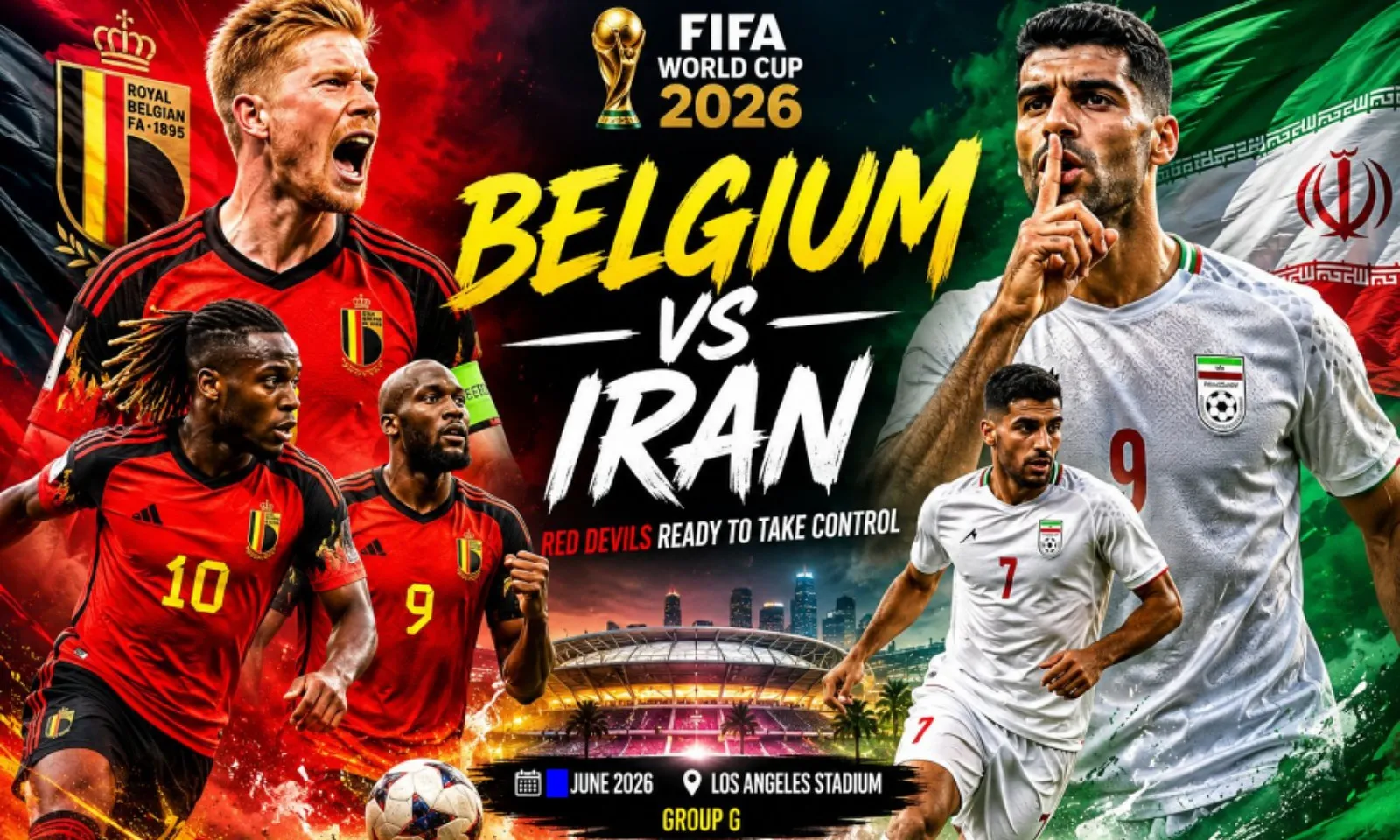 Nhận định Bỉ vs Iran (02h00 ngày 22/6): Lukaku gồng gánh