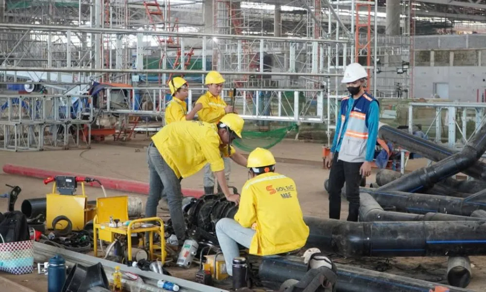 Công trường sân bay Long Thành tăng tốc, bổ sung hàng loạt nhân công