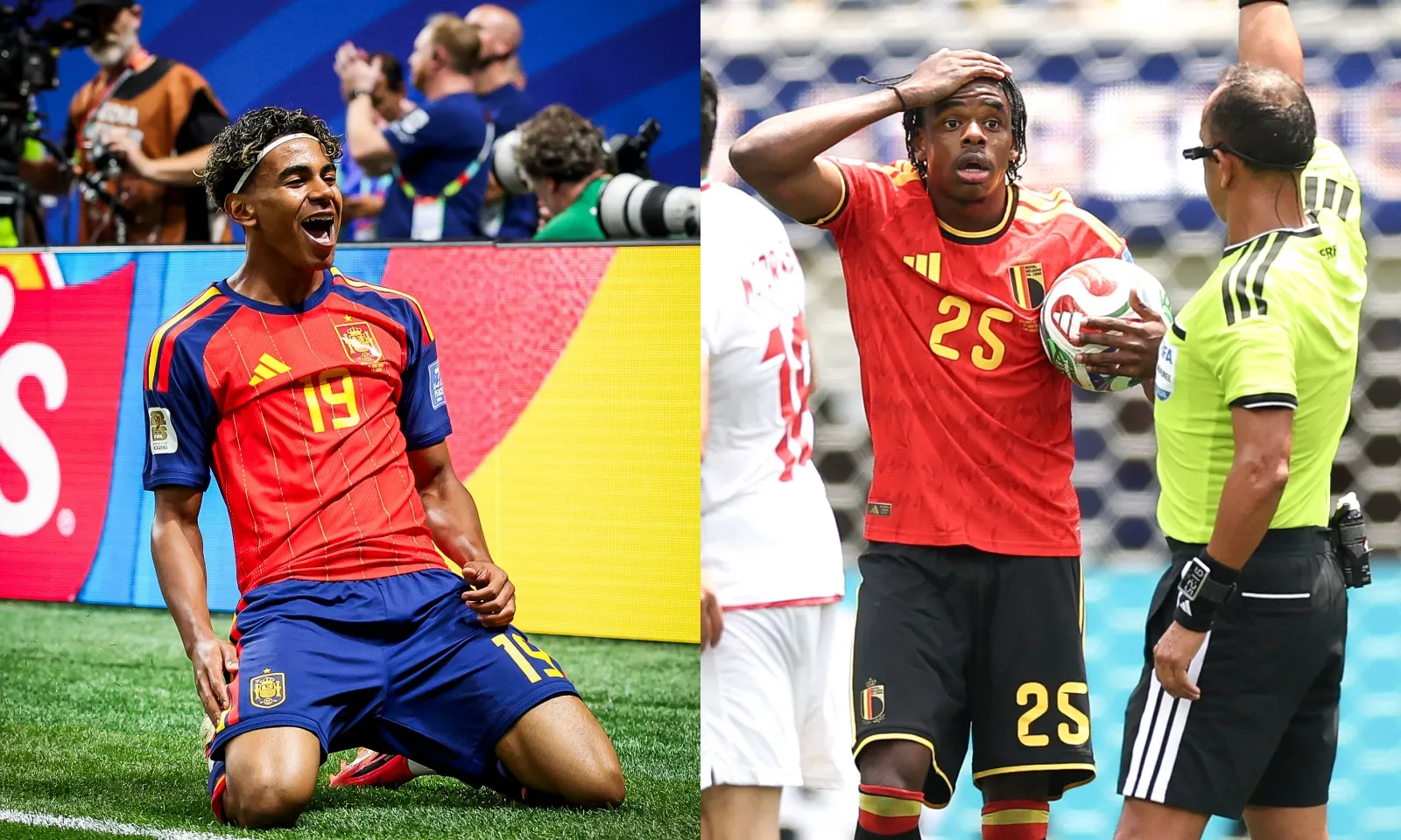Kết quả World Cup hôm nay: Tây Ban Nha trút cơn thịnh nộ | Bỉ dính thẻ đỏ tai hại