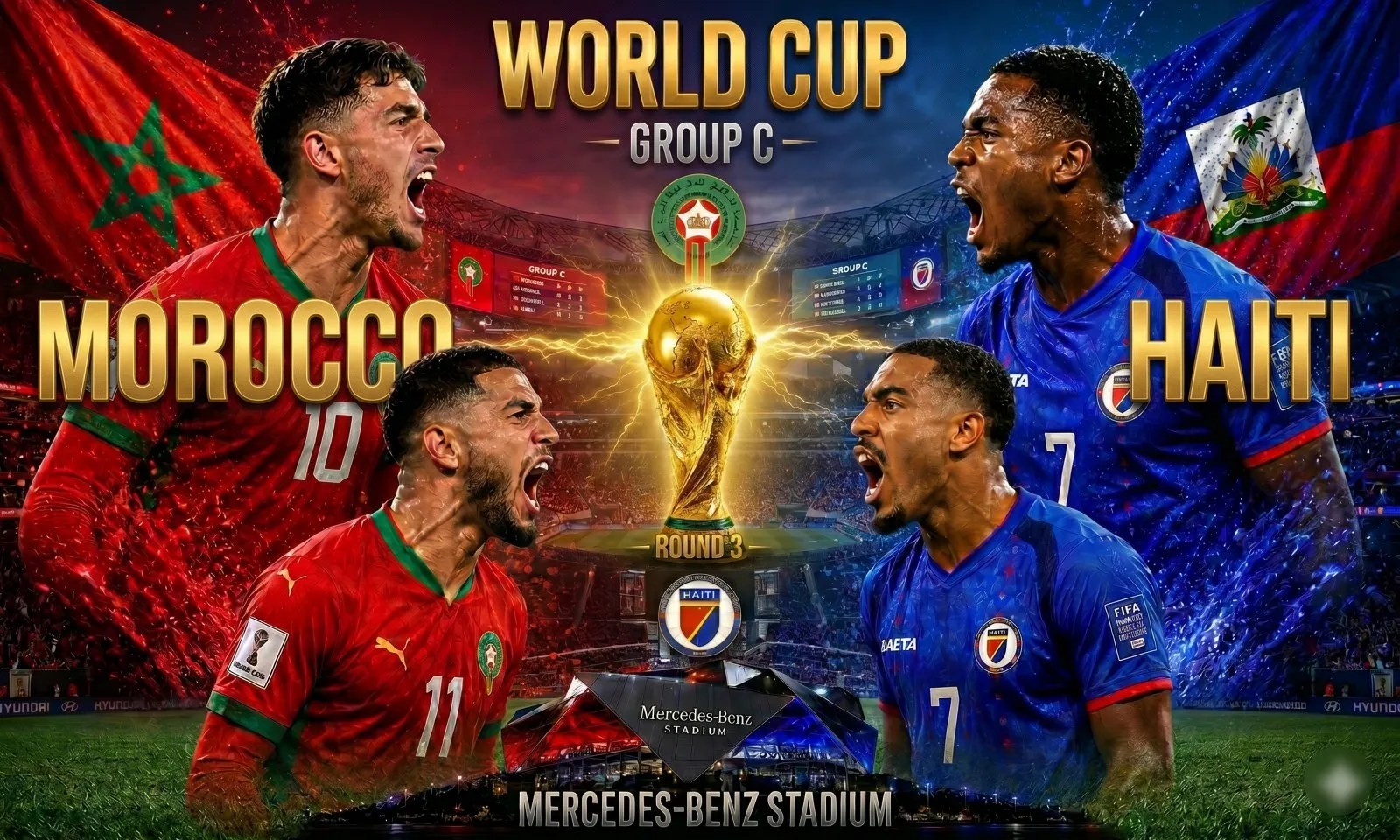 Nhận định Morocco vs Haiti (05h00 ngày 25/6): Sư tử Atlas say mồi