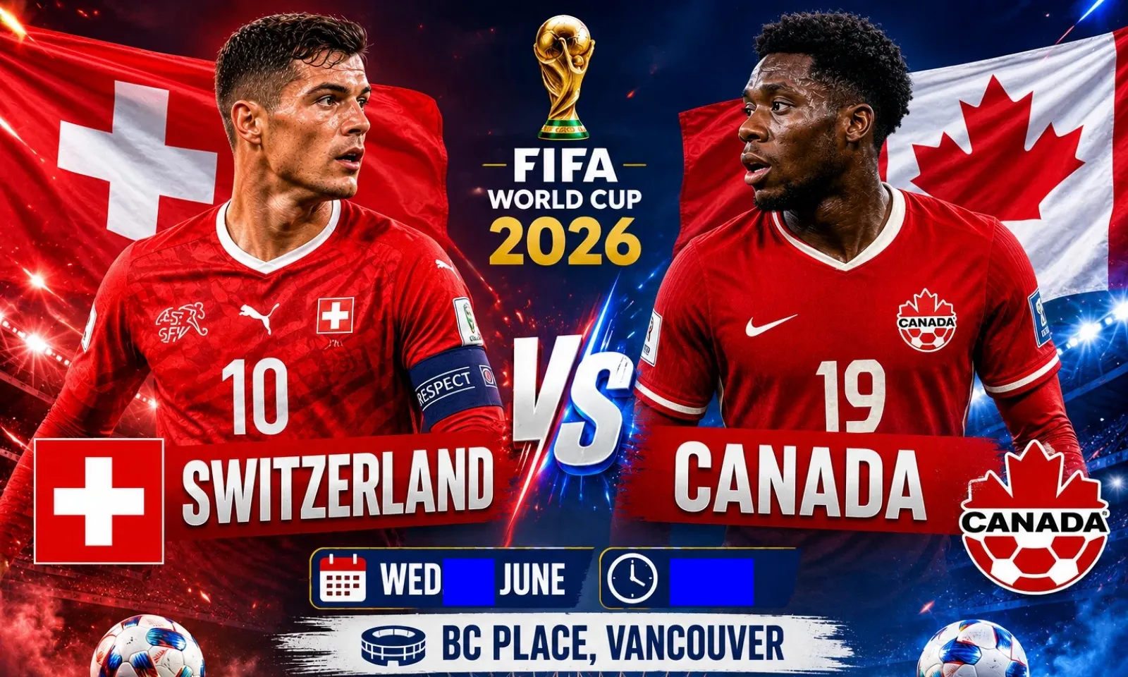 Nhận định Thuỵ Sĩ vs Canada (02h00 ngày 25/6): Công phá ngôi đầu