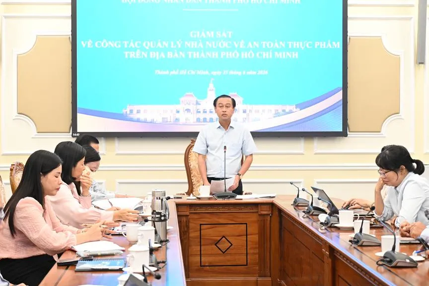 HĐND TPHCM lập đoàn giám sát công tác quản lý an toàn thực phẩm