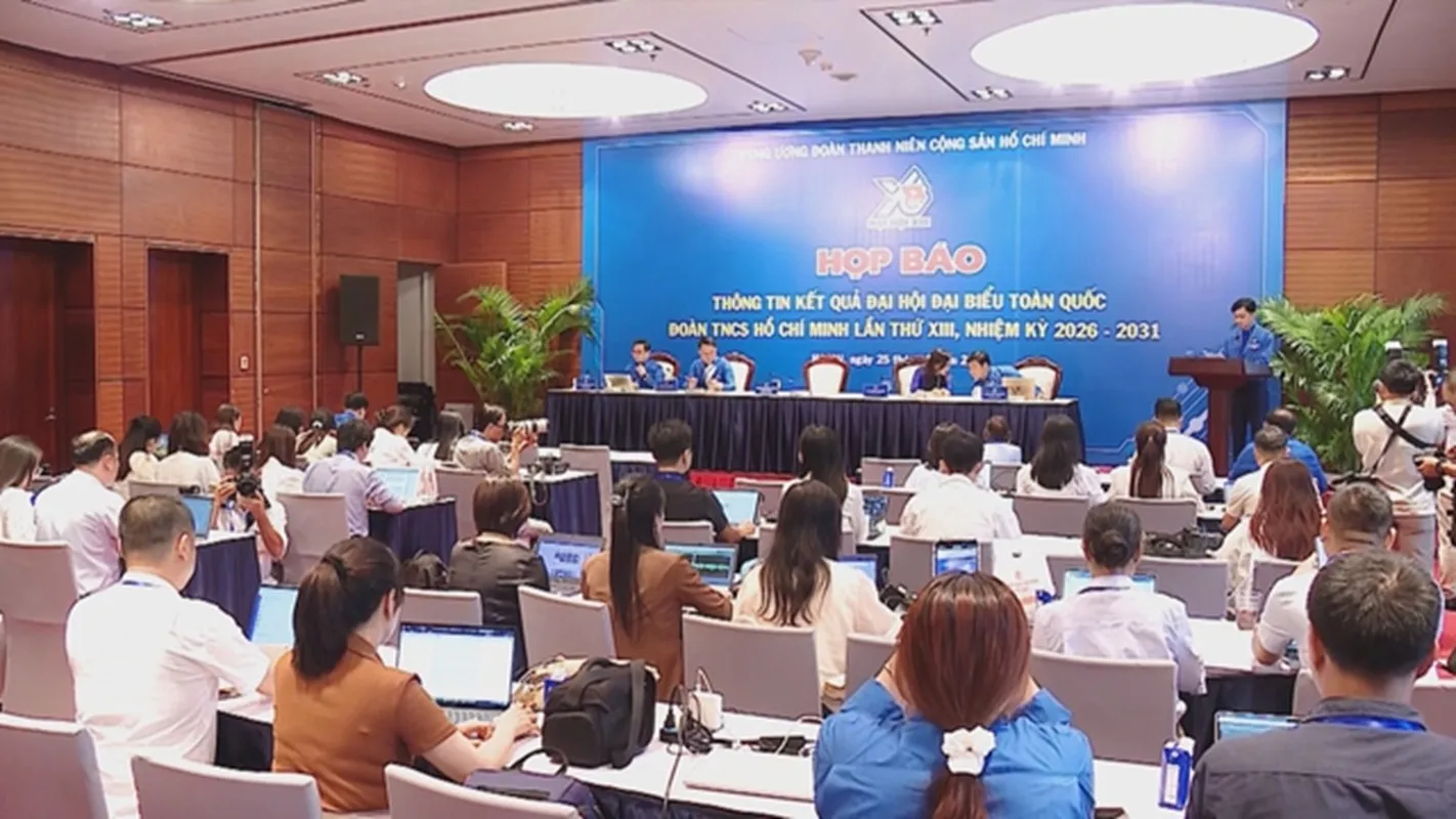 Ban Bí thư Trung ương Đoàn tổ chức họp báo thông tin kết quả Đại hội đại biểu toàn quốc lần thứ XIII, nhiệm kỳ 2026-2031