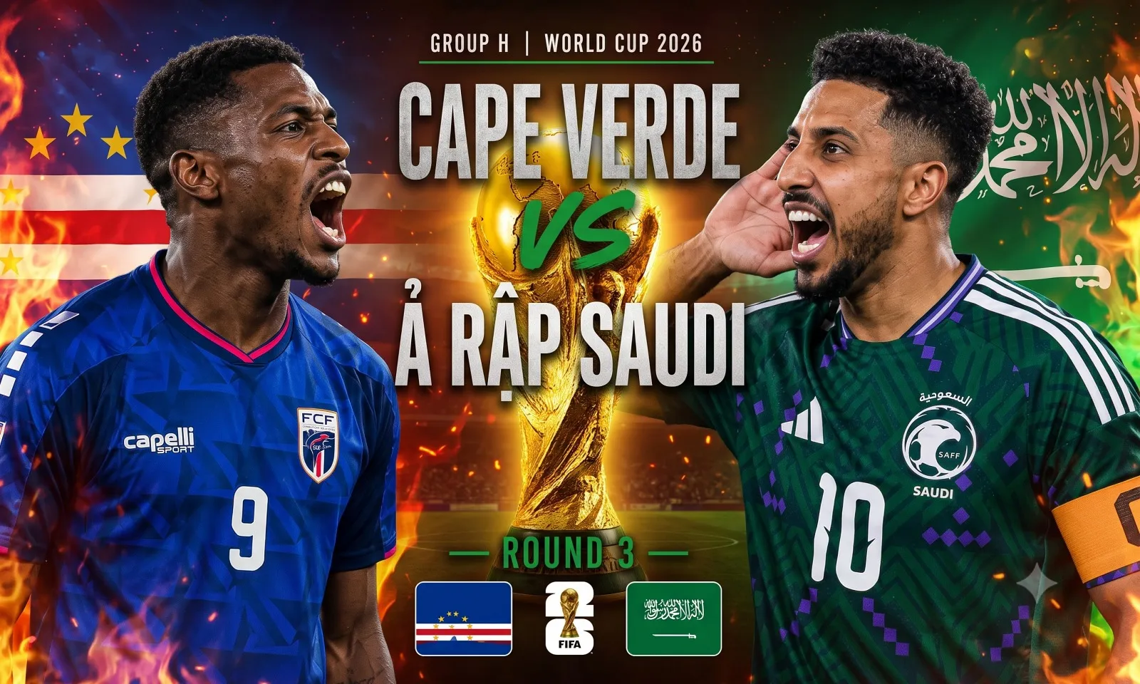 Nhận định Cape Verde vs Ả Rập Saudi (07h00 ngày 27/6): Giấc mơ có thật