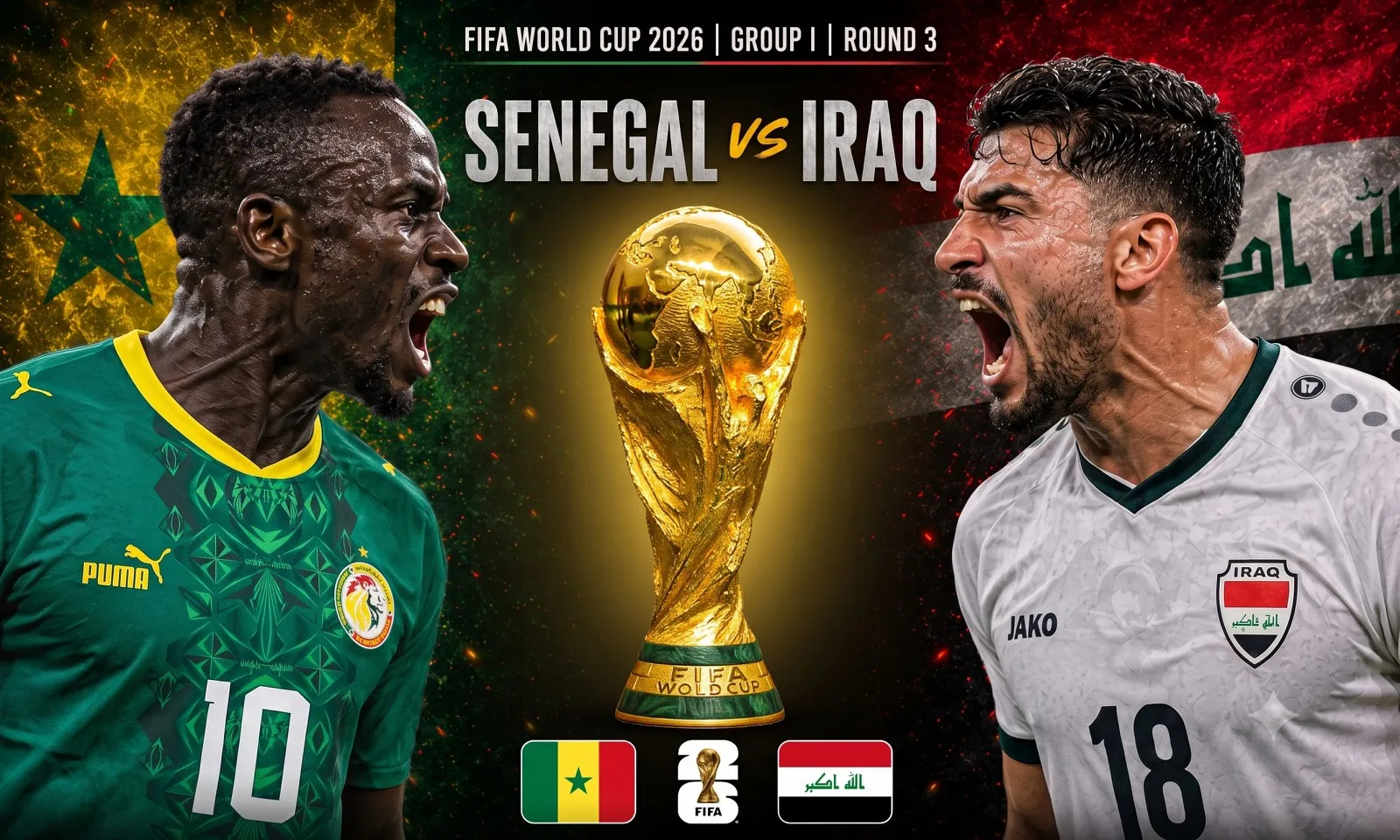 Nhận định Senegal vs Iraq (02h00 ngày 27/6): Sư tử Teranga gầm thét