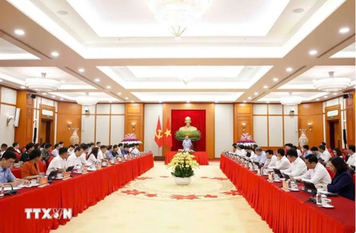 Tổng Bí thư, Chủ tịch nước Tô Lâm chủ trì cuộc làm việc với ngành Giáo dục và Đào tạo - Ảnh TTXVN