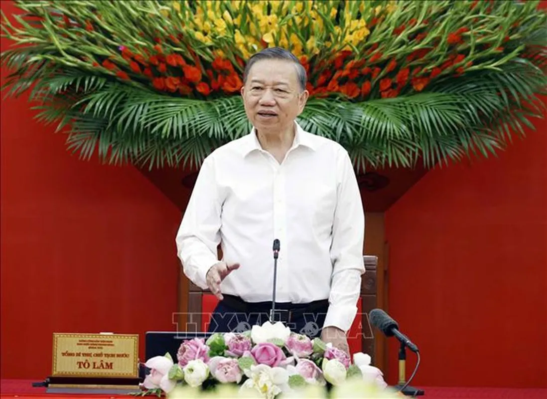 Tổng Bí thư, Chủ tịch nước Tô Lâm phát biểu - Ảnh TTXVN