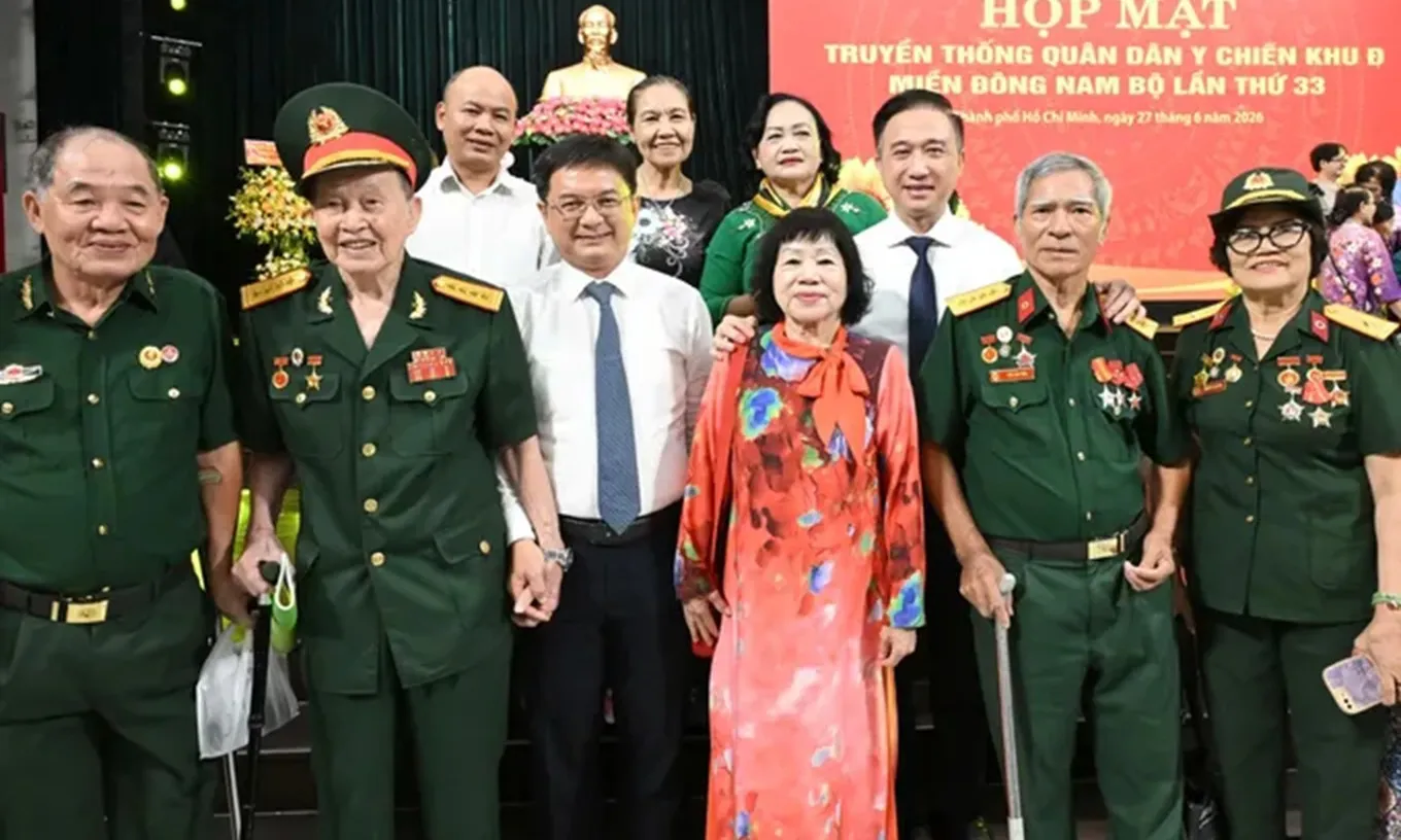 TPHCM họp mặt truyền thống lực lượng quân dân y Chiến khu Đ lần thứ 33
