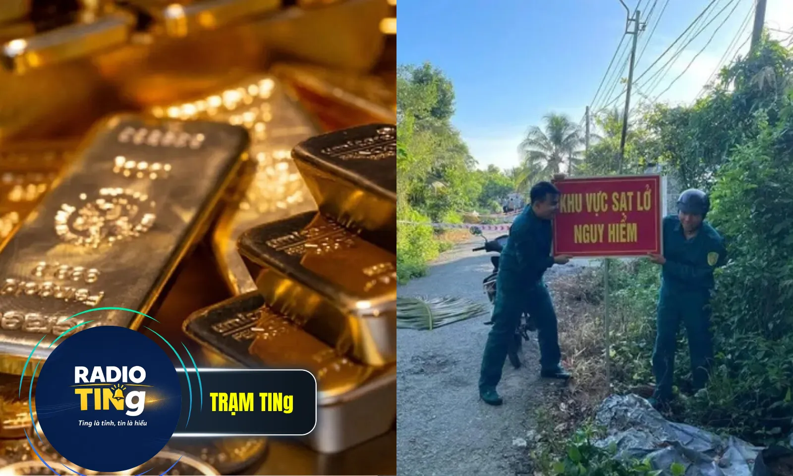 Điểm tin trưa 28/6: Vàng SJC, nhẫn tăng vọt tới 1,5 triệu đồng/lượng | Sạt lở nghiêm trọng ở Đồng Tháp 