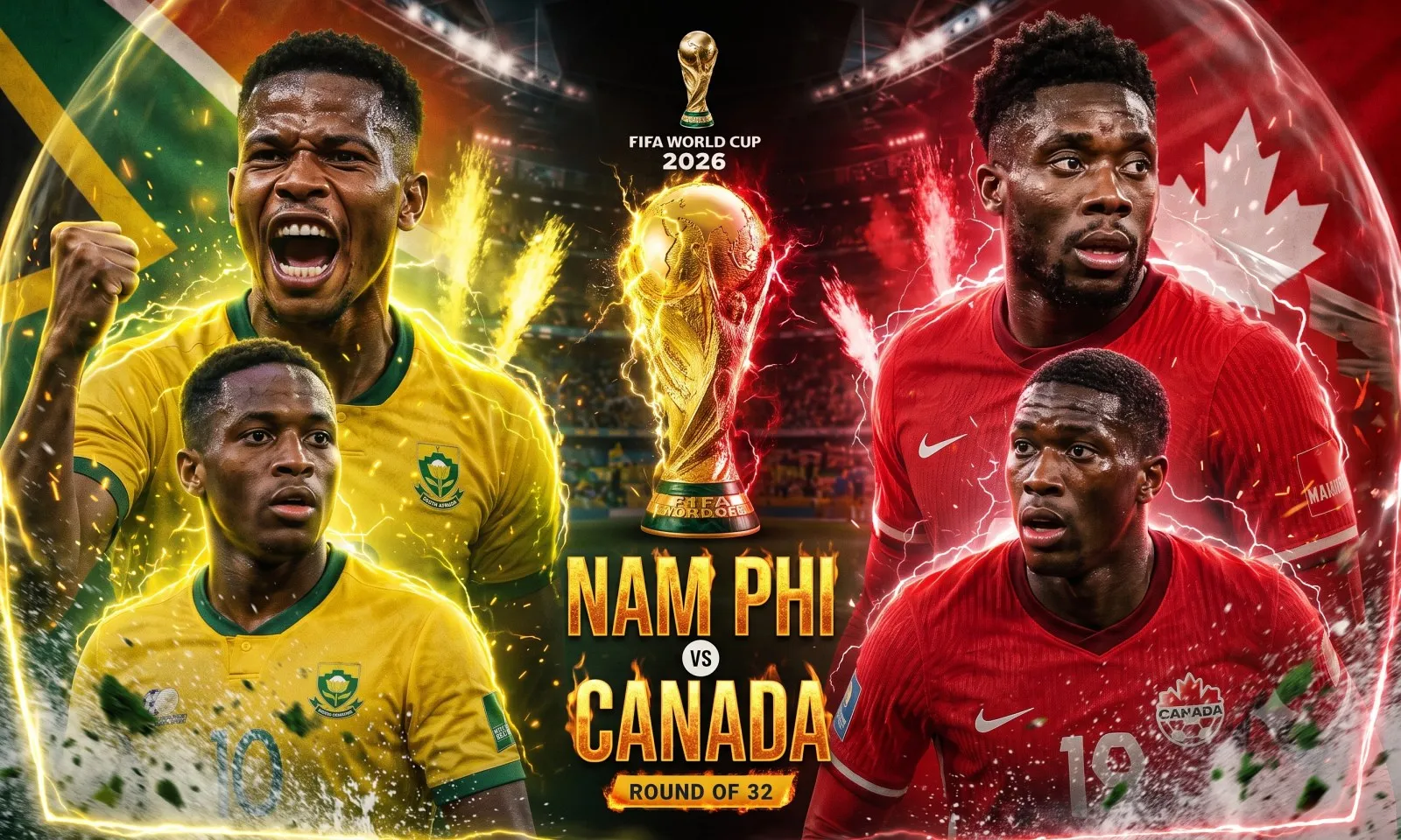 Nhận định Nam Phi vs Canada (02h00 ngày 29/6): Thực dụng đấu phóng khoáng