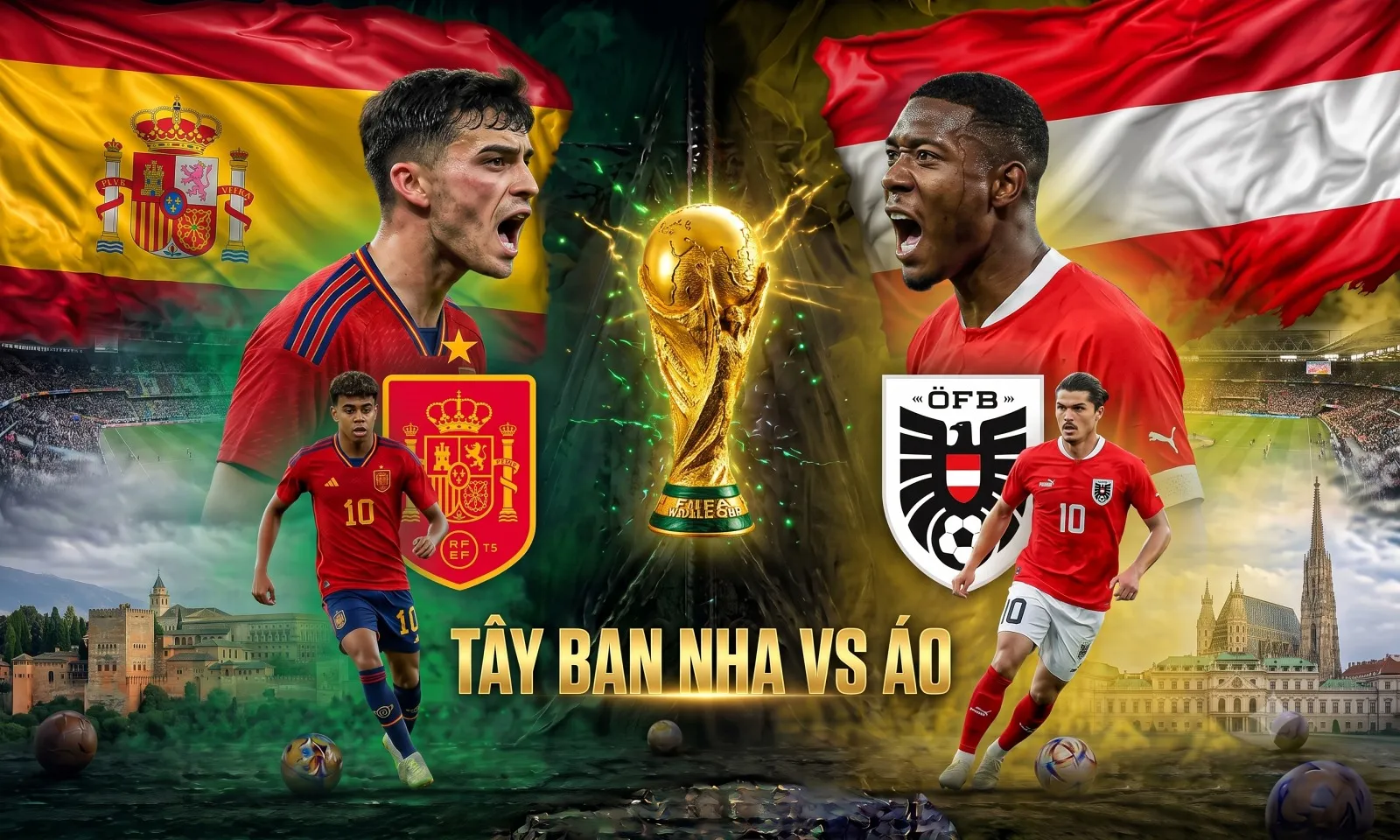 Nhận định Tây Ban Nha vs Áo (02h00 ngày 3/7): Phá dớp 16 năm