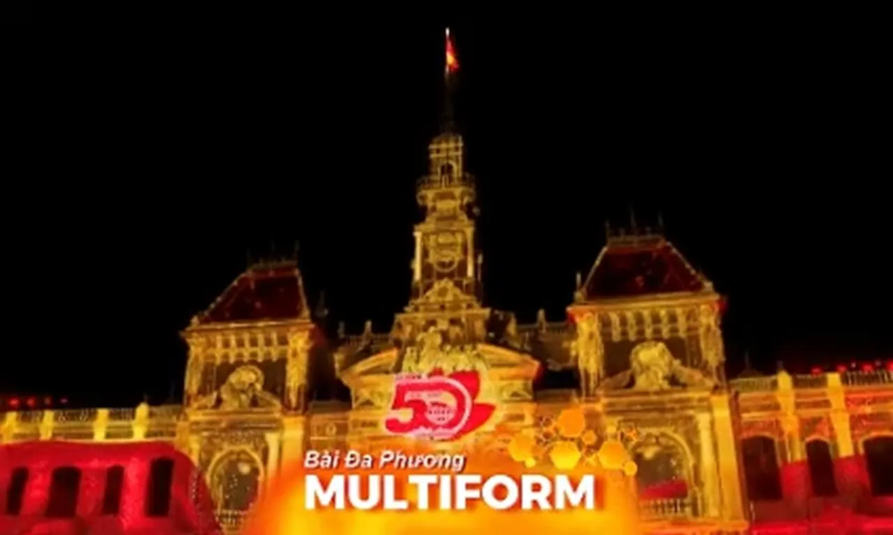 3D Mapping tái hiện hành trình 50 năm thành phố mang tên Bác