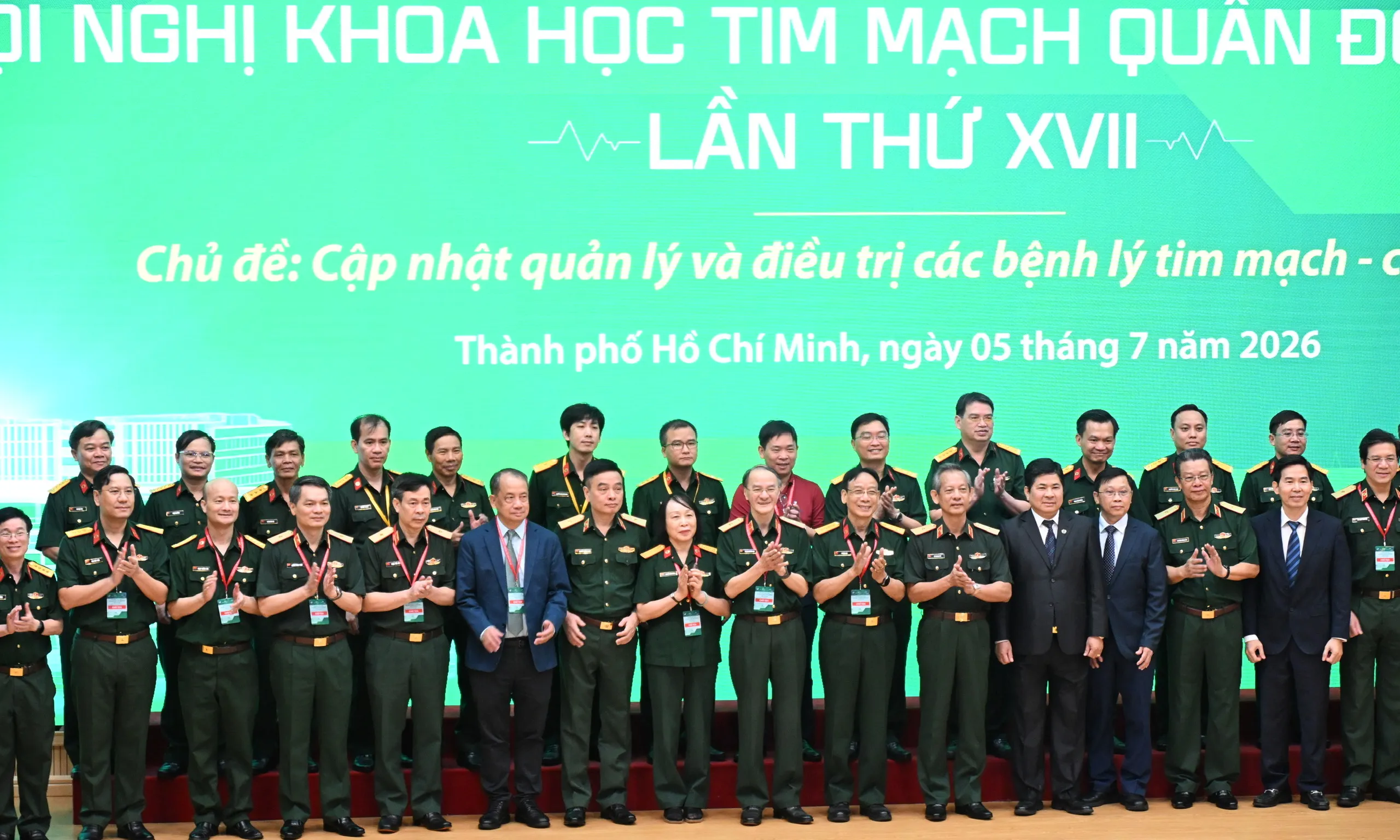 Hội nghị Tim mạch Quân đội lần thứ 17: Kết nối chuyên ngành tim mạch toàn quân và toàn quốc