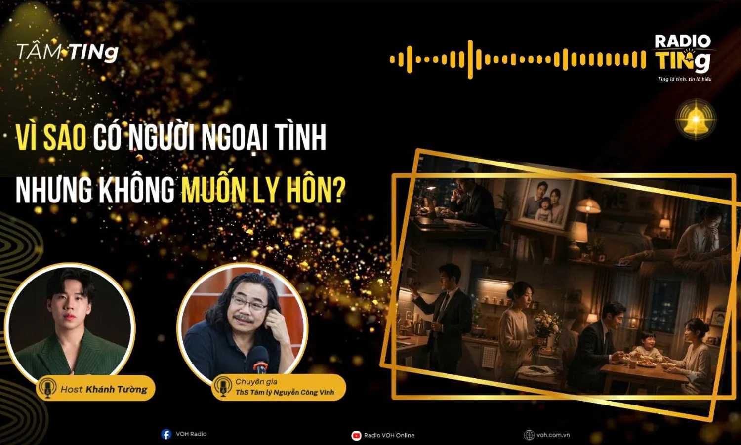 Vì sao có người ngoại tình nhưng không muốn ly hôn?