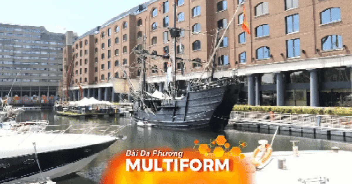 Thuyền buồm huyền thoại Nao Victoria neo đậu ở London