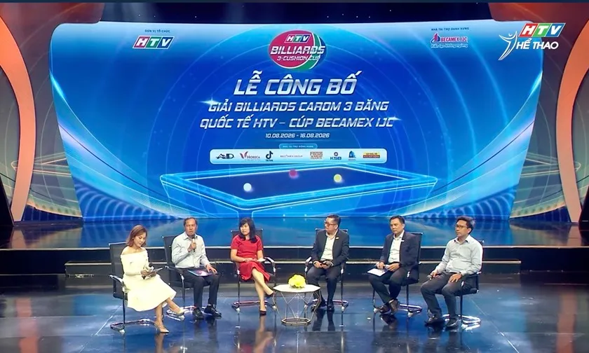 Lễ công bố Billiards Carom 3 băng Quốc tế HTV 2026