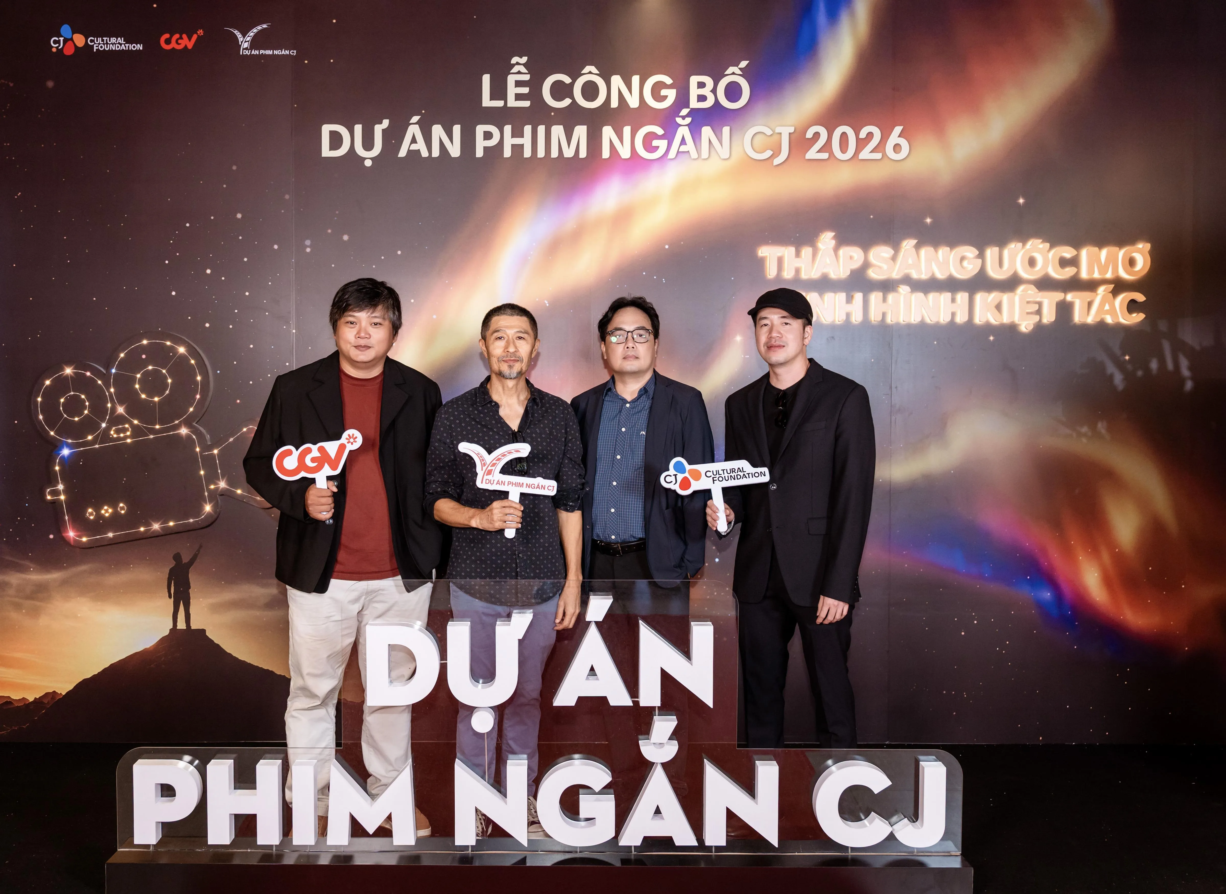 1_Hội đồng thẩm định của Dự án phim ngắn CJ mùa 6. Ảnh_ CGV