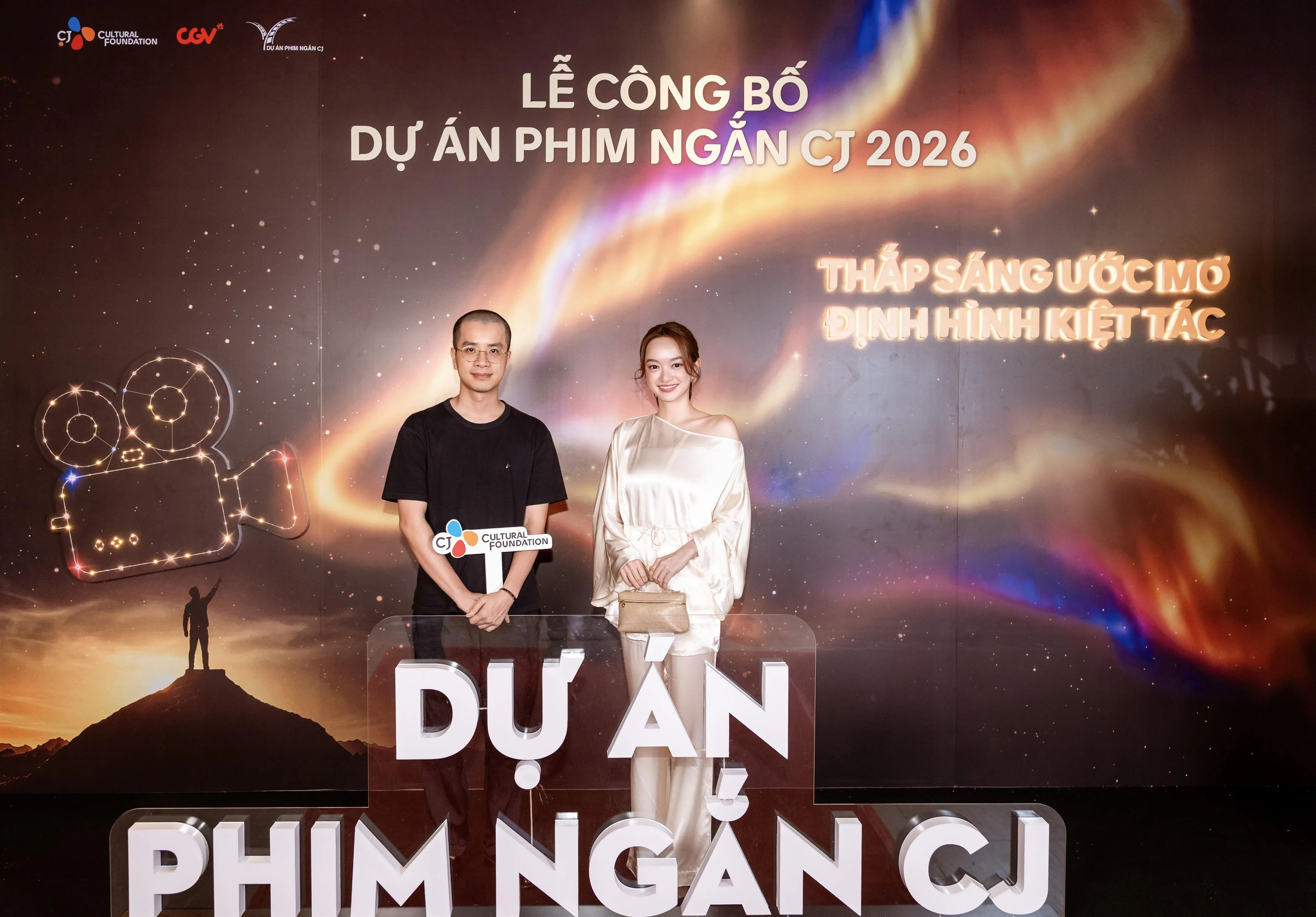 5_Kaity Nguyễn và Phạm Ngọc Lân đồng hành hỗ trợ các nhà làm phim trẻ. Ảnh_ CGV