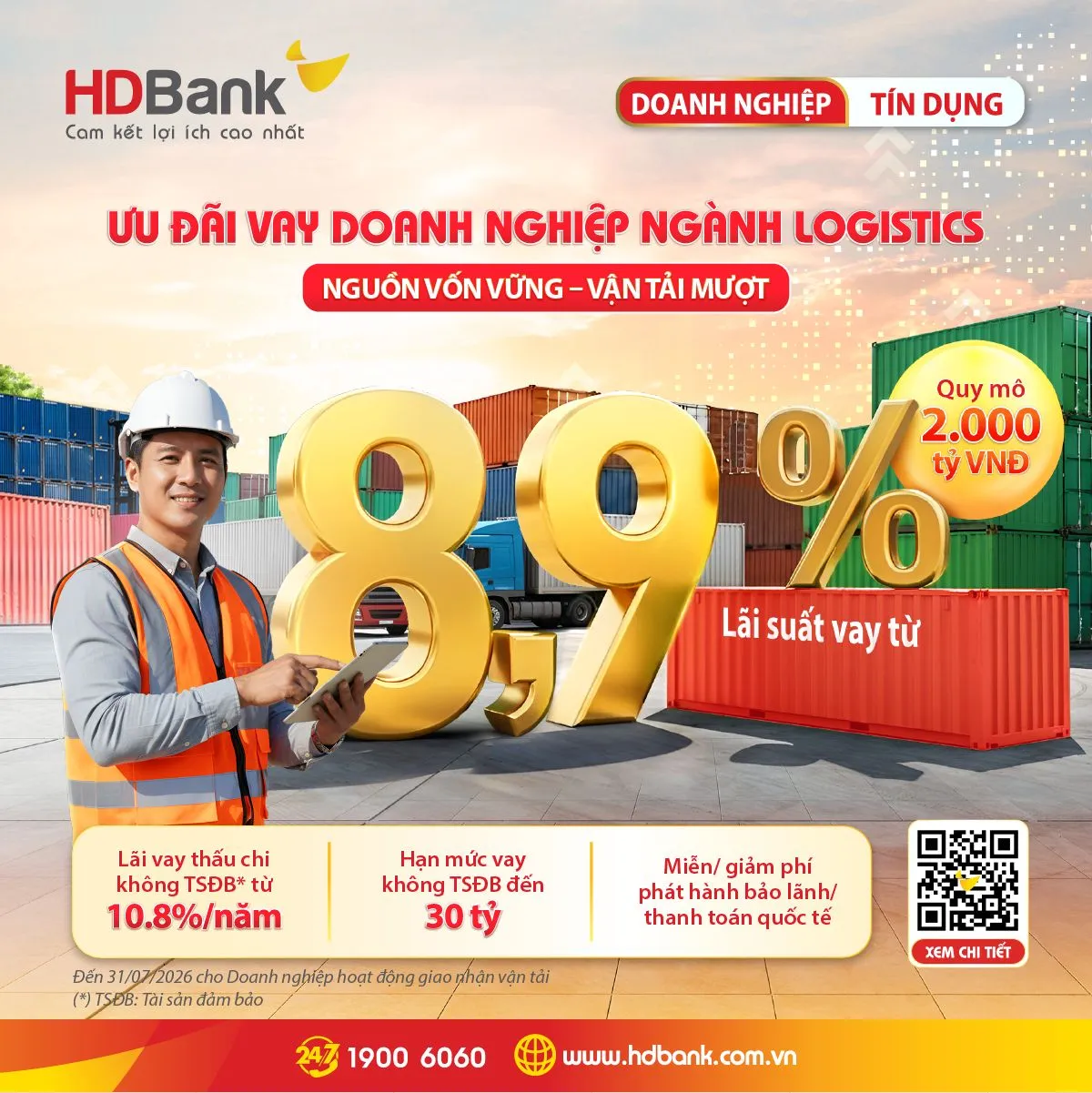 Uu dai ngang Logistics