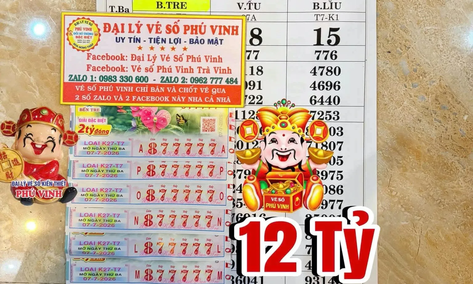 Người phụ nữ trúng độc đắc xổ số miền Nam với dãy số lạ 877777
