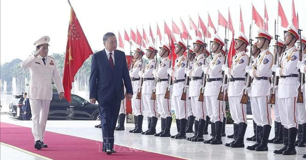 Tổng Bí thư, Chủ tịch nước Tô Lâm dự Lễ kỷ niệm 80 năm Ngày truyền thống lực lượng An ninh nhân dân